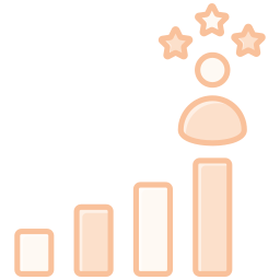 l'avancement de carrière Icône