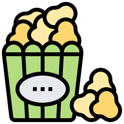 Palomitas de maíz icono