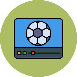 partido de fútbol icono