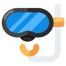 Snorkeling mask icon