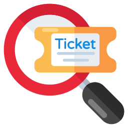 Search ticket icon