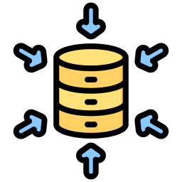 Data aggregation icon