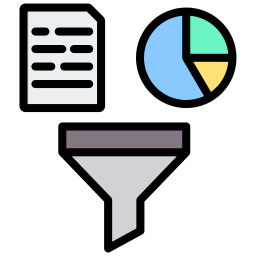 filtro de datos icono