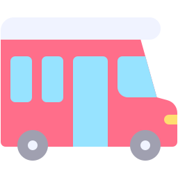 furgoneta caravana icono
