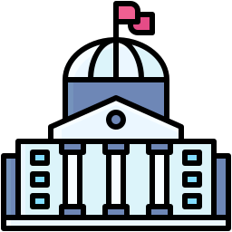 Government buildings icon
