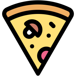 Pizza slice icon