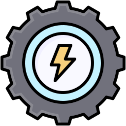 Electric energy icon