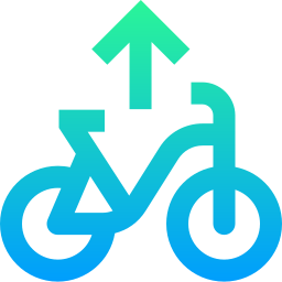 Bike path icon