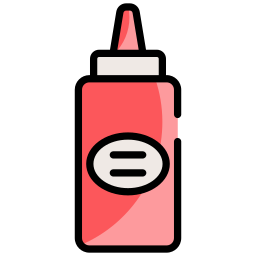 bottiglia di ketchup icona