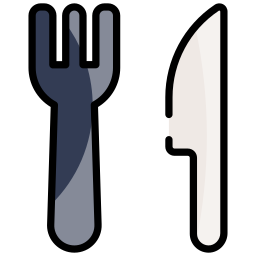 coltello e forchetta icona