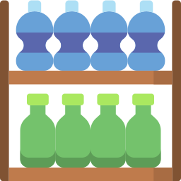 bouteilles Icône