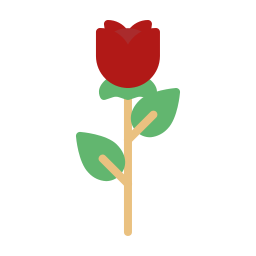 rosa icono