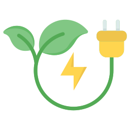 poder verde icono