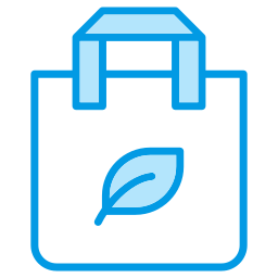 Organic bag icon