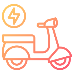 motocicleta elétrica Ícone