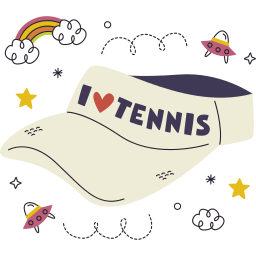 Tennis sticker