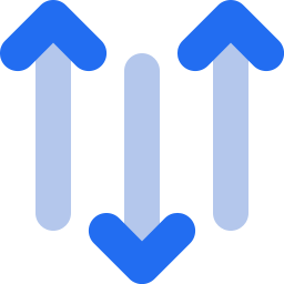 Triple arrows icon