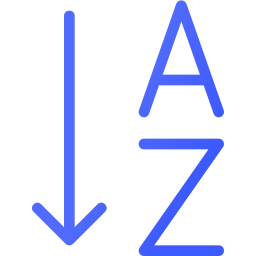 alfabético icono