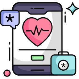 mobiele medische app icoon