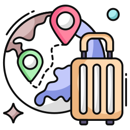 wereldwijde reizen icoon