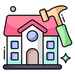 집 유지 관리 icon