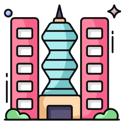 Commercial building icon