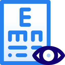 examen de ojos icono