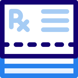 prescripción icono