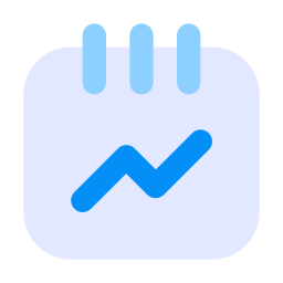 Monthly reporting icon