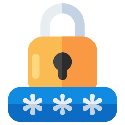 wachtwoord slot icoon