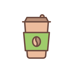 Taza para café icono