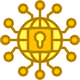 seguridad de la red icono