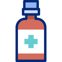 Бутылочка с лекарством иконка