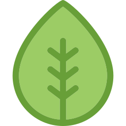 foglia verde icona