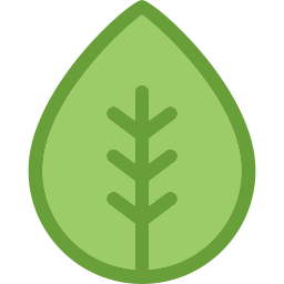 Green leaf icon