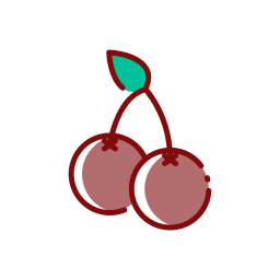 cerises Icône