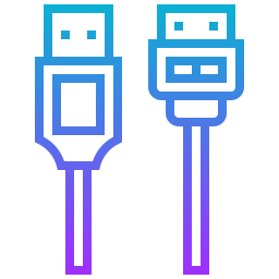 Conector USB icono