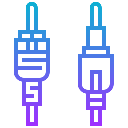 Conector jack icono