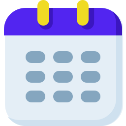 calendrier annuel Icône