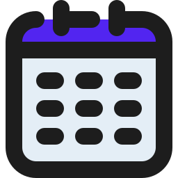 kalendarz roczny ikona