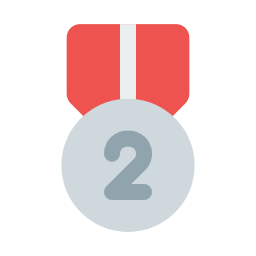 srebrny medal ikona