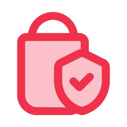 Secure shopping icon