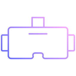 Virtual reality headset icon