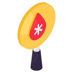 Search blood icon