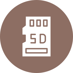 micro sd karte icon