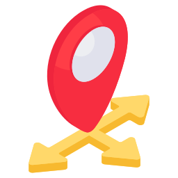 Location direction icon