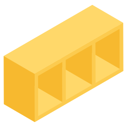 scaffale per libri icona
