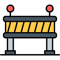 Road block icon