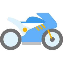 Race bike icon