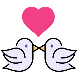 Люблю птиц иконка